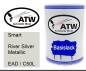 Preview: Smart, River Silver Metallic, EAD / C50L: 500ml Lackdose, von ATW Autoteile West.